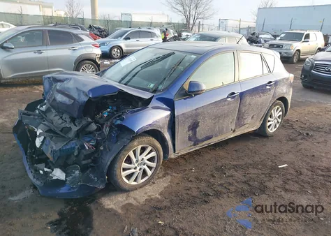 2013 Mazda Mazda3 I Touring from USA, damaged, VIN JM1BL1L76D1723768